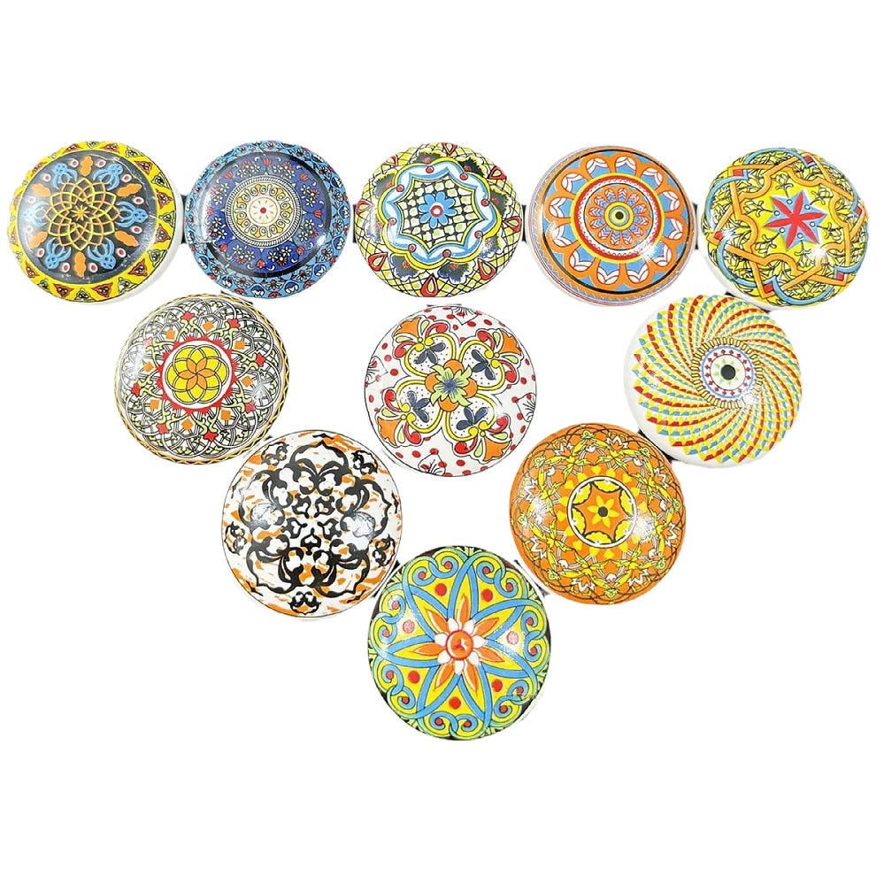 KYREN Ceramic Knob – A Mandala of Quiet Strength