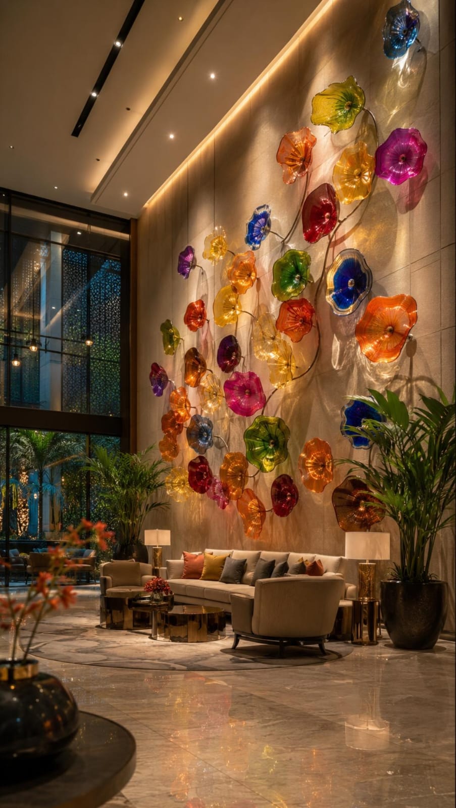 Blown Glass Flower