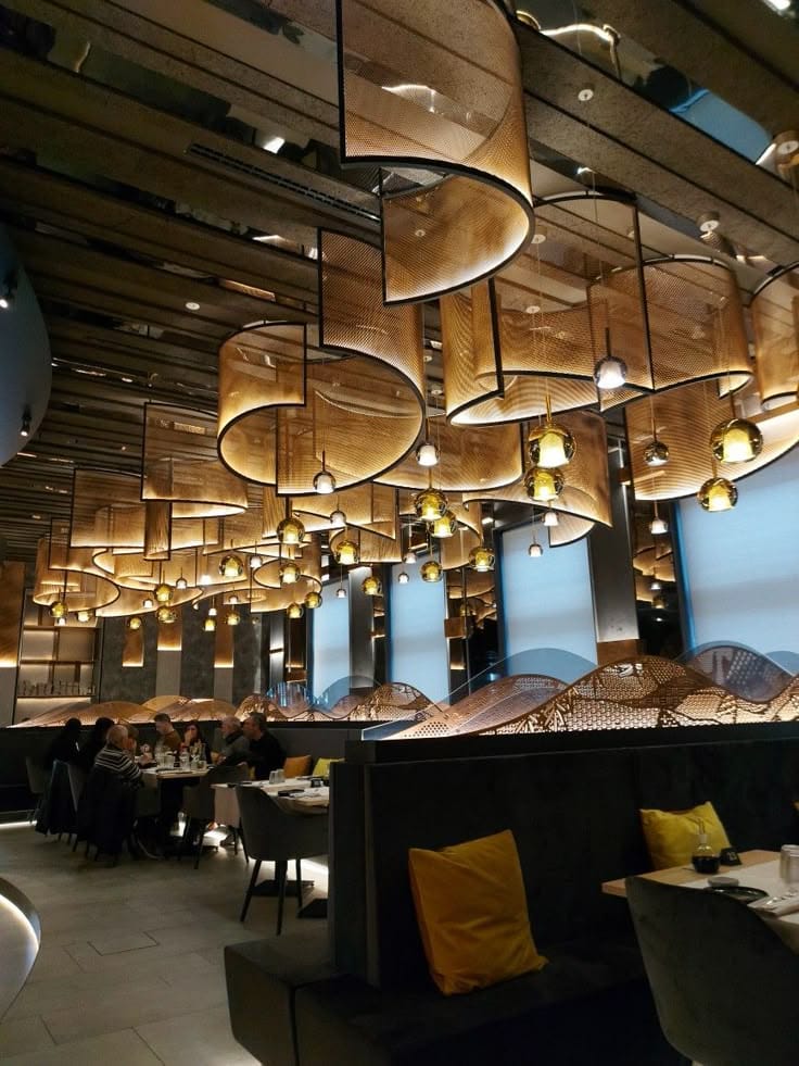 Semi Circle Ceiling Mirror Film