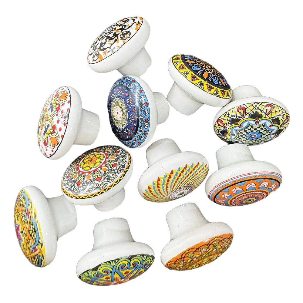 KYREN Ceramic Knob – A Mandala of Quiet Strength