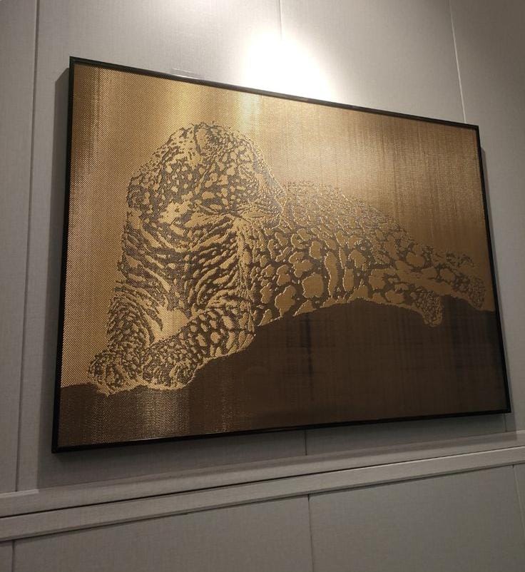 Woven Metal Wallpaper